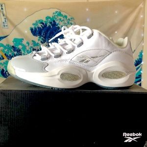 White grey Allen Iverson Question Low.
